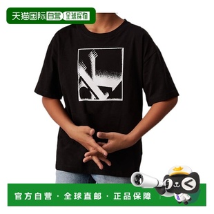 香港直邮CALVIN AW2024 KLEIN IB0IB02161BEH 黑 男童T恤 1h可退