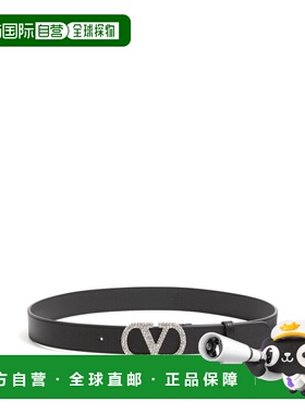 香港直邮VALENTINO 女士腰带 8W2T0SM3DHQ0NO SS2026 黑色 BELT H