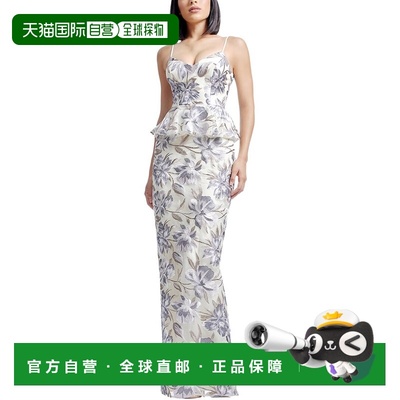 自营Dress The Population Akiah Bodycon Dress - ivory multi