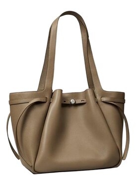 香港直邮TORY BURCH汤丽柏琦Romy皮革大号女士单肩手提包163388