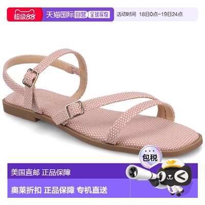 自营journee collectionJournee Women's Brianna Sandals - pink