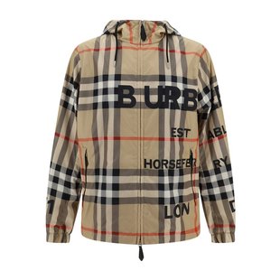 格纹连帽夹克 BURBERRYBurberry 男士