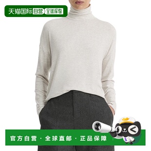 自营Vince宽松高领上衣-白色打底衫 美国奥莱直发