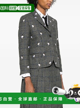 香港直邮THOM BROWNE 女士西服 外套 AW2025 FBC010EE1358035灰色