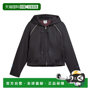 1h可退 香港直邮adidas 阿迪达斯 女士 WB W 缎面兜帽 JW1110BLAC