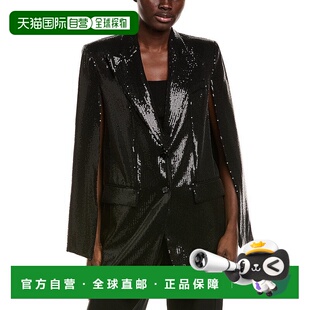 自营Michael Kors Collection Sequin Silk-Blend Cape Jacket -