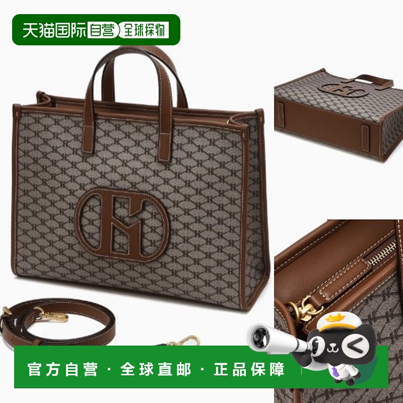 韩国直邮HAZZYS 签名图案卡其色手提单肩包 L HIBA5F119K2_s