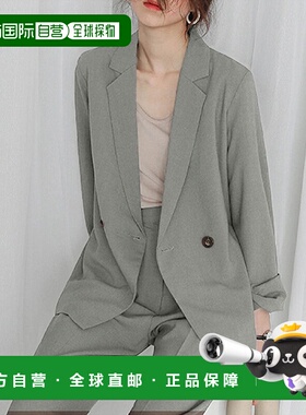 日本直邮JUNOAH 双扣双排扣夹克套装 [AM5609EW01268]