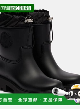 1h可退 香港直邮Moncler 盟可睐 女士 Kickstream 雨靴 black黑色