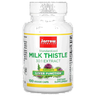 香港直发jarrow formulas水飞蓟素食胶囊100粒保健品谷胱甘肽奶蓟
