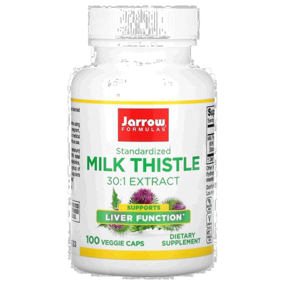 香港直发jarrow formulas水飞蓟素食胶囊100粒保健品谷胱甘肽奶蓟