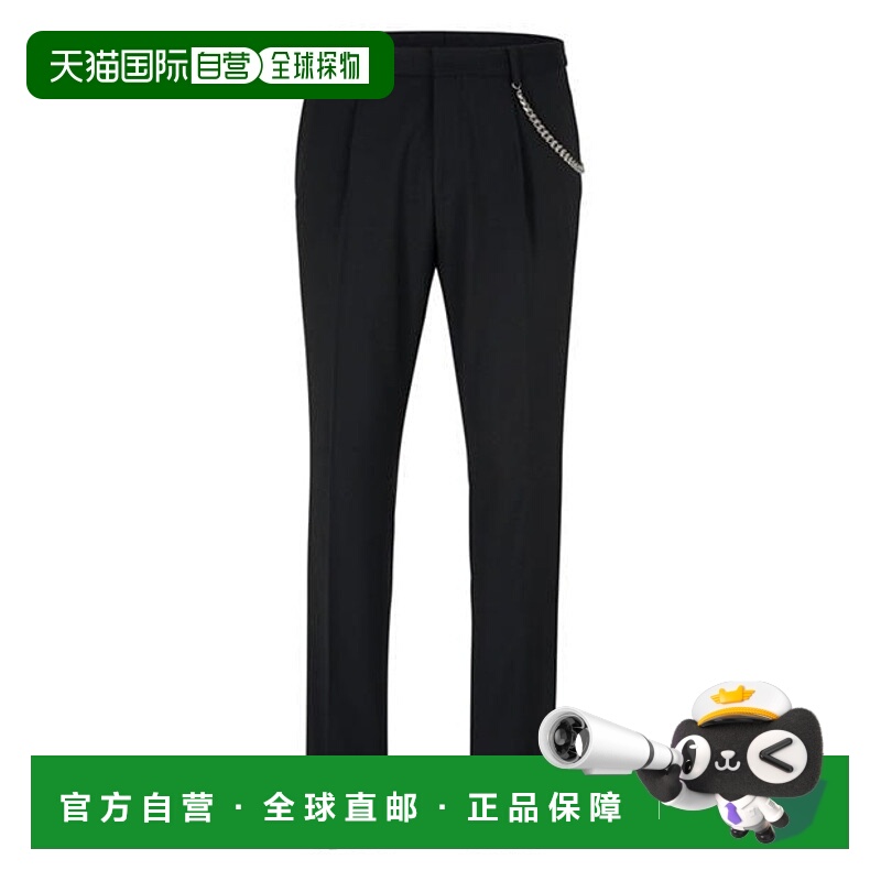 1h可退 香港直邮HUGO 雨果 男士 Hesten231E1X 裤子 black黑色 舒