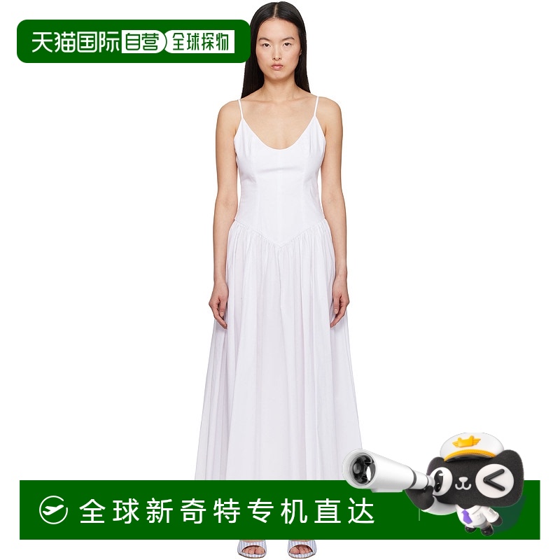 1小时内可退 香港直邮Staud 女士 白色 Dena 连衣裙 R24S2109POWH