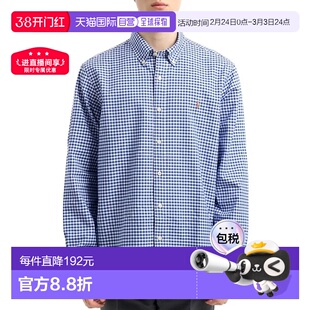 韩国直邮Polo RalphLauren拉夫劳伦男款长袖格子衬衫710792041005