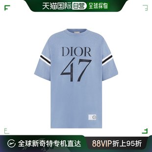 T恤 香港直邮潮奢 迪奥 DIOR 男士 平纹针织短袖