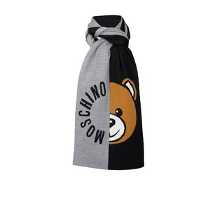 AW2023 MOSCHINO M30780M2954BCW14 围巾 灰色 男士