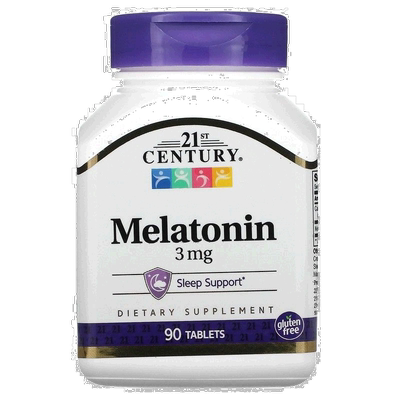 香港直发21st century褪黑荷尔蒙提高睡眠质量90片