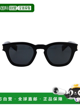 香港直邮SAINT LAURENT 男士眼镜 SL746001 SS2025 黑色