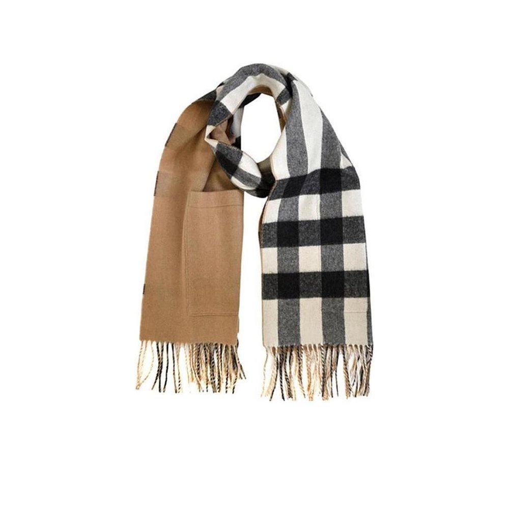 BURBERRY 女士围巾 38952191 SS2021 花色 格纹围巾