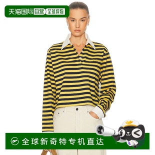 橄榄球长袖 缪缪 女士 MJL075 上衣 香港直邮潮奢 1h可退 Miu