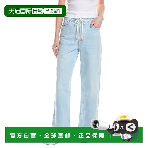 自营MOTHER The Drawn Tagger Flood Cowabunga Pant - blue 美国
