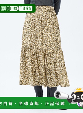 1h可退 日本直邮MACKINTOSH PHILOSOPHY 女装 小花印花褶皱中长裙