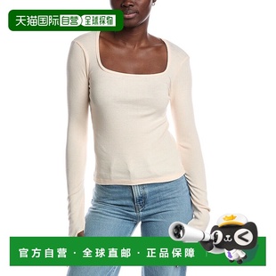 米色 自营Project Kami倦怠方领上衣 美国奥莱直发 Social