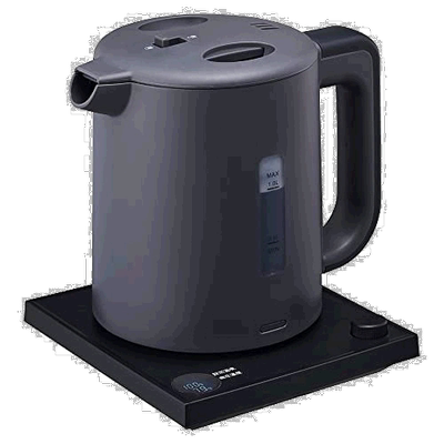 【日本直邮】Doshisha 电热水壶 1.0L1度C单位温度设定 灰EKW-101