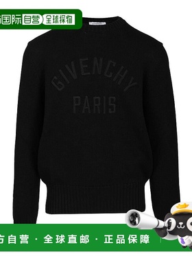 香港直邮GIVENCHY 男士针织衫 BM90W04YNM001 CO 黑色 Sweater wi