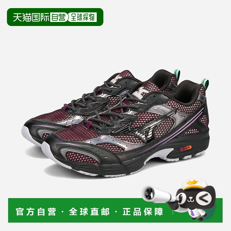 日本直邮MIZUNO MXR 男女低帮运动鞋黑色/黑色缬草色黑色（D1GA25