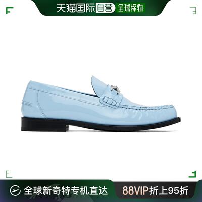 香港直邮潮奢 Versace 范思哲 男士 蓝色 Medusa '95 Patent 乐福