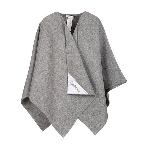 MAX MARA 女士外套 4546085106004 AW2025 灰色 徽标斗篷