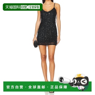 mumuSparks your Fly迷你连衣裙 黑色 美国奥 自营show 新款