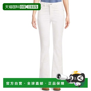 自营Levi's 725 Bootcut Jeans Women White Denim Cotton Stretc