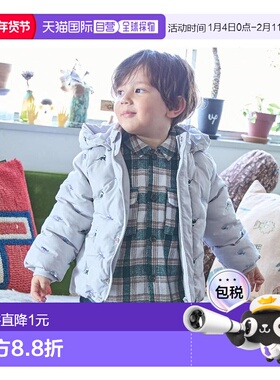 日本直邮日潮 petit main儿童LINK混合刺绣绗缝夹克9553313外套