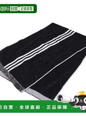 日本直邮adidas CP ST运动毛巾 34×110cm 纯棉 [ADJT-953] 黑色