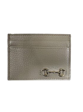 GUCCI 女士钱包 700479DJ20G1000 SS2025 灰色 方形卡包