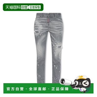 SS2024直筒裤 S75LB0904S30260852 女士牛仔裤 香港直邮DSQUARED2