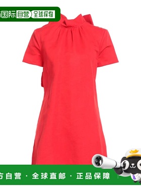 1h可退 香港直邮潮奢 Staud 女士 短款连衣裙 red红色 舒适时尚