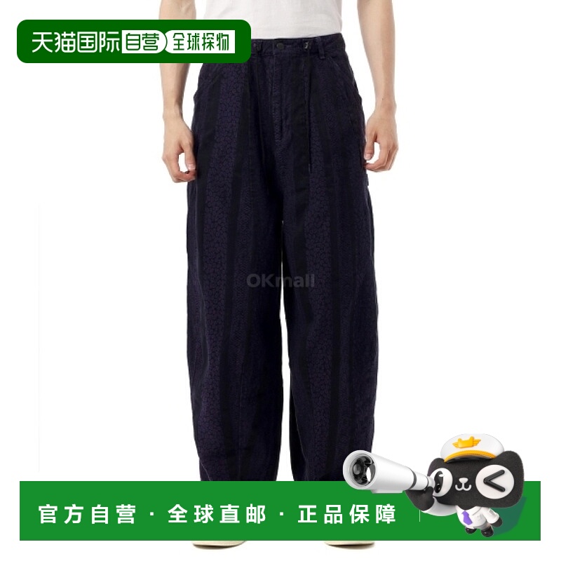 韩国直邮NEEDLES HD 裤子 - Painter 10oz 牛仔布 / 蟒蛇纹提花 -