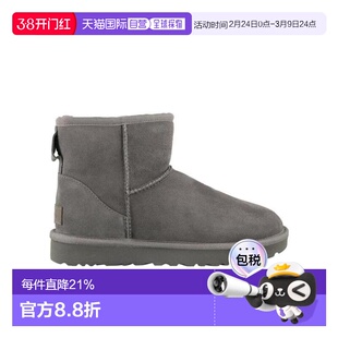 1h可退 香港直邮UGG 徽标雪地靴 1016222正品轻便潮流时尚休闲百