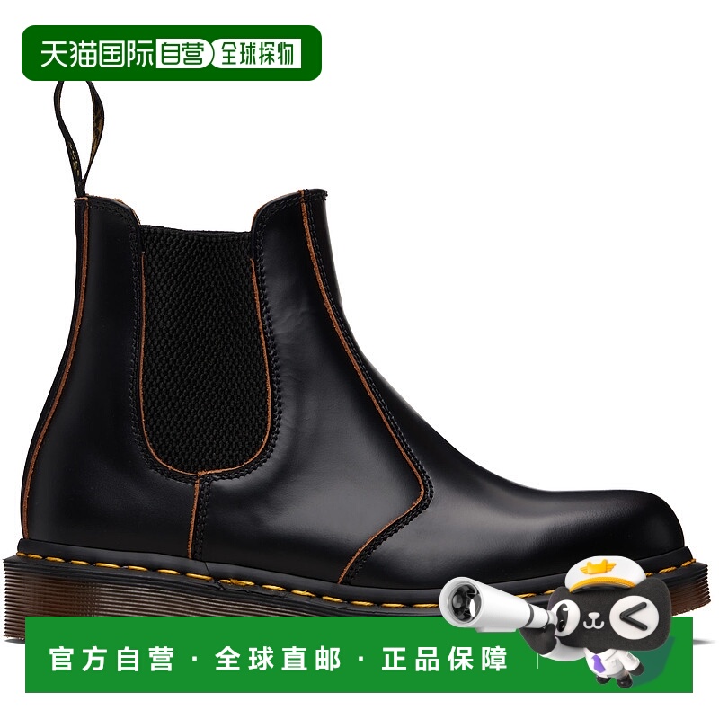 1h可退 香港直邮潮奢 Dr. Martens 马丁大夫 男士 黑色 2976 Vint