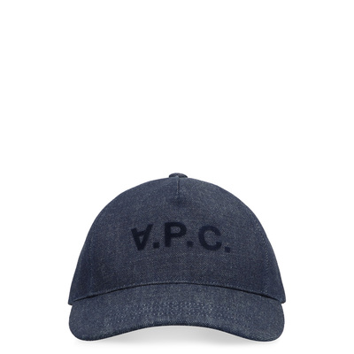 香港直邮A.P.C. 男士帽子 COHIZM24090IAI AW2025 蓝色 Eden Logo