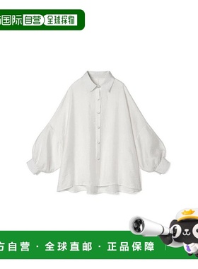 日本直邮日潮 GRL 宽松袖透视衬衫AC1357泡泡袖长袖通勤内搭外套