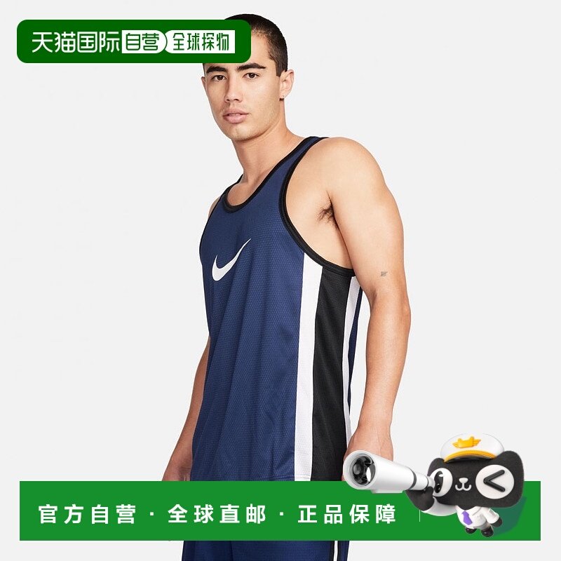 日本直邮Nike-耐克男子篮球无袖衬衫DRI速干针织球衣短裤外套