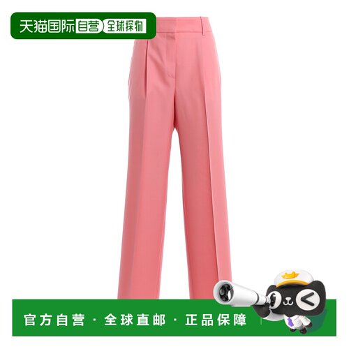 香港直邮GIVENCHY 女士休闲裤 BW50G012JF672 CO 粉红色 褶饰阔腿