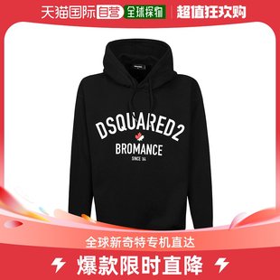 徽标印花抽绳连帽衫 香港直邮潮奢 Dsquared2 男士