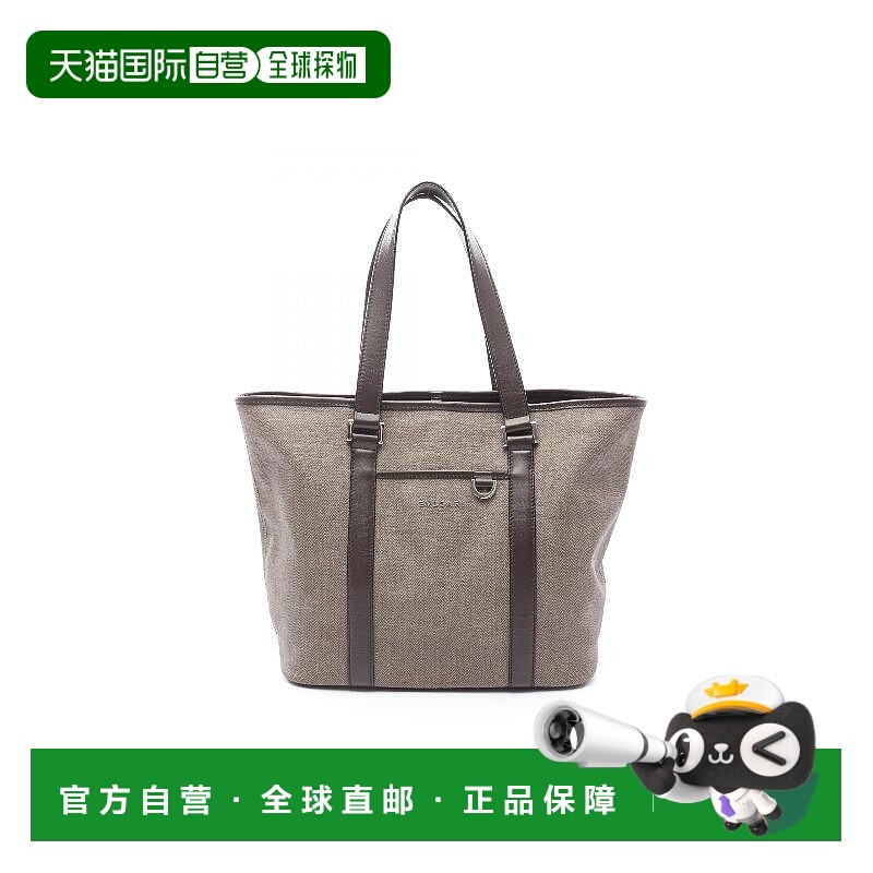 日本直邮中古Bvlgari宝格丽女包B级9新Tote Bag托特包涂层/防水帆