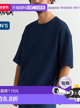 日本直邮 NANGA ECO 混合华夫饼宽松 T恤 NW2311-1G217 男式套头