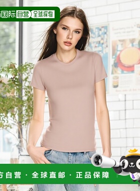 香港直邮MONCLER 女士T恤 K10938C73200V805851J CO 粉红色